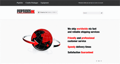 Desktop Screenshot of peptidesuk.com